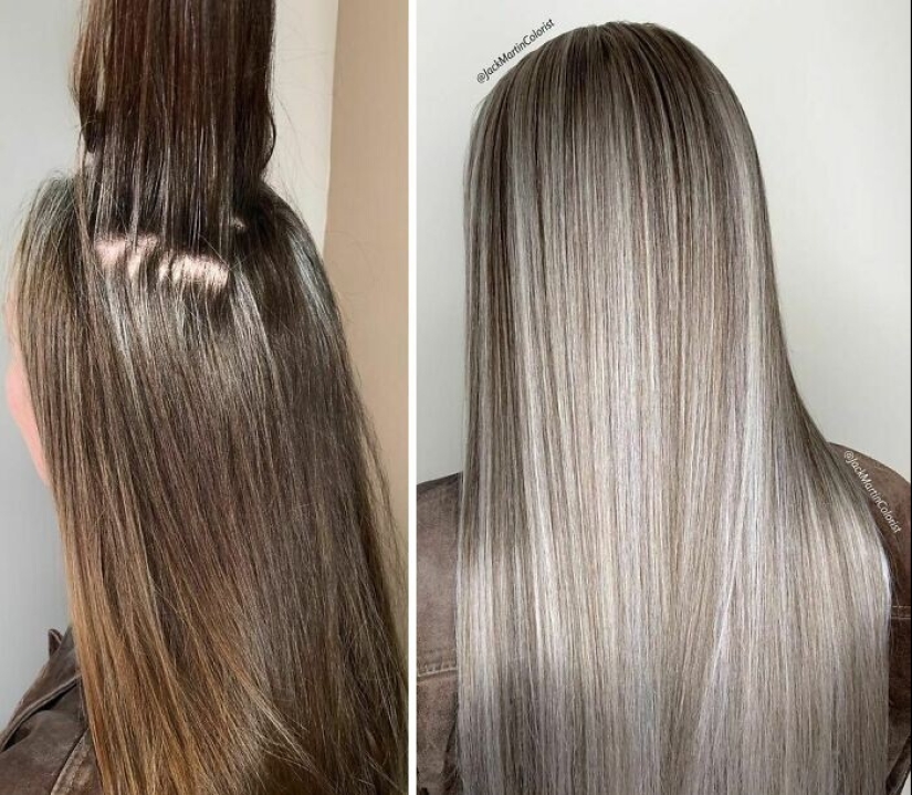 30 women who decided that gray hair suits them 30 women who decided that gray hair suits them