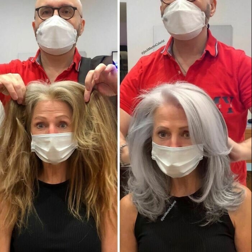 30 women who decided that gray hair suits them 30 women who decided that gray hair suits them