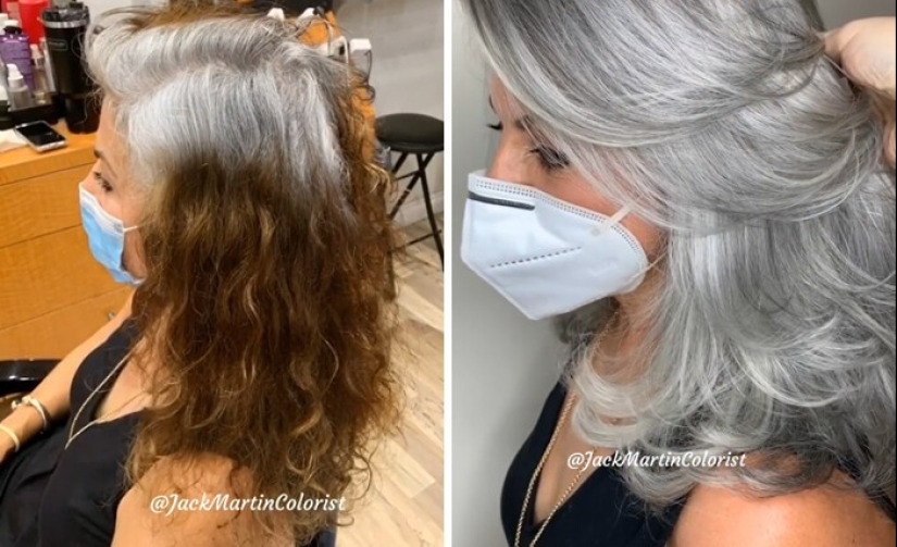 30 women who decided that gray hair suits them 30 women who decided that gray hair suits them