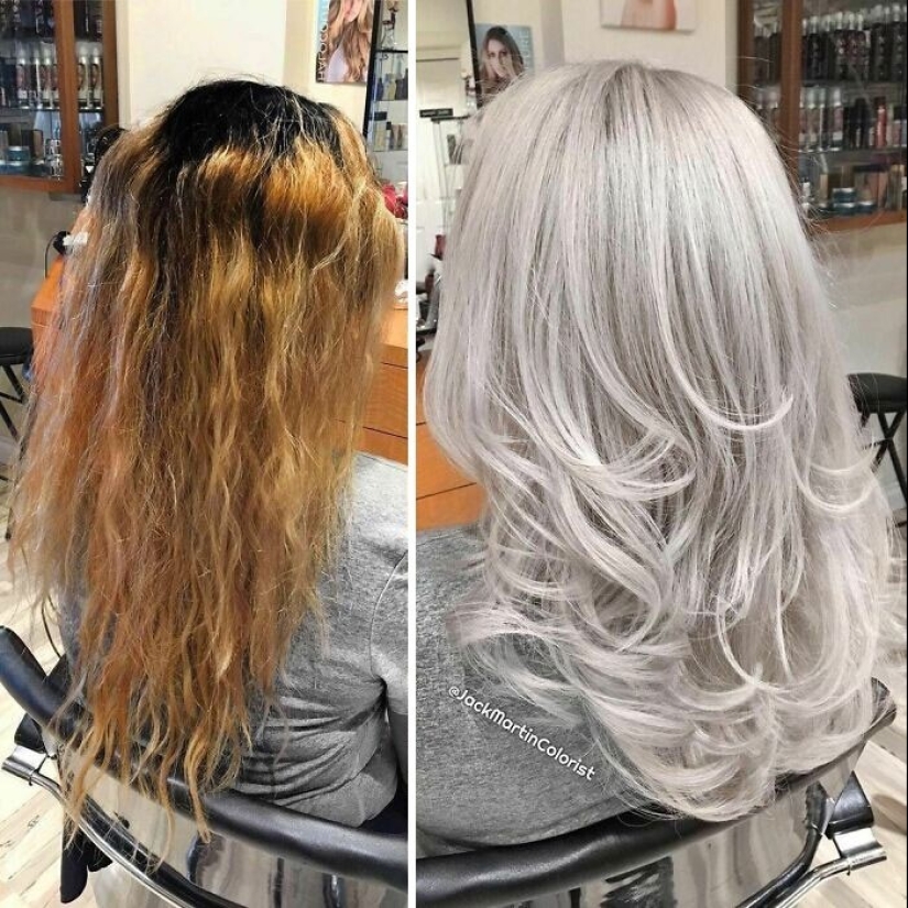 30 women who decided that gray hair suits them 30 women who decided that gray hair suits them