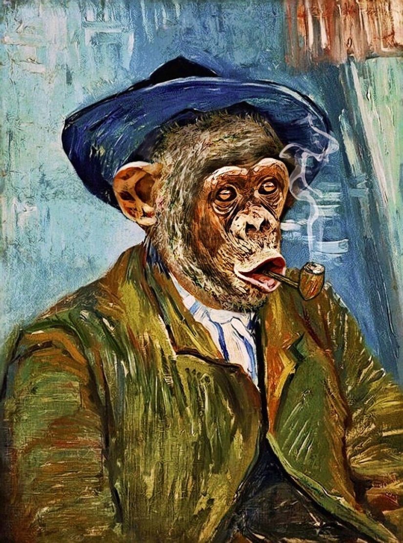 35 obras maestras de la pintura, donde los diseñadores reemplazaron a las personas con animales 35 obras maestras de la pintura, donde los diseñadores reemplazaron a las personas con animales