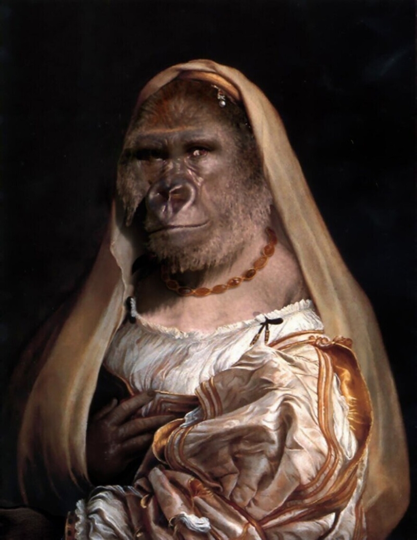 35 obras maestras de la pintura, donde los diseñadores reemplazaron a las personas con animales 35 obras maestras de la pintura, donde los diseñadores reemplazaron a las personas con animales