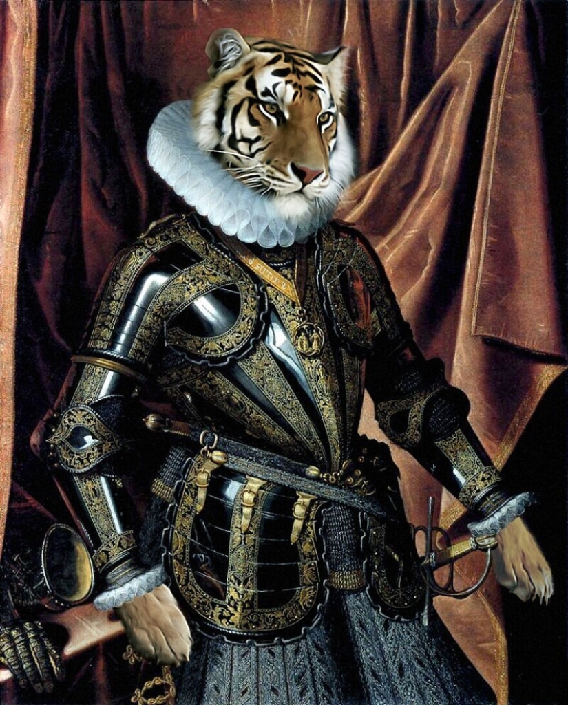 35 obras maestras de la pintura, donde los diseñadores reemplazaron a las personas con animales 35 obras maestras de la pintura, donde los diseñadores reemplazaron a las personas con animales