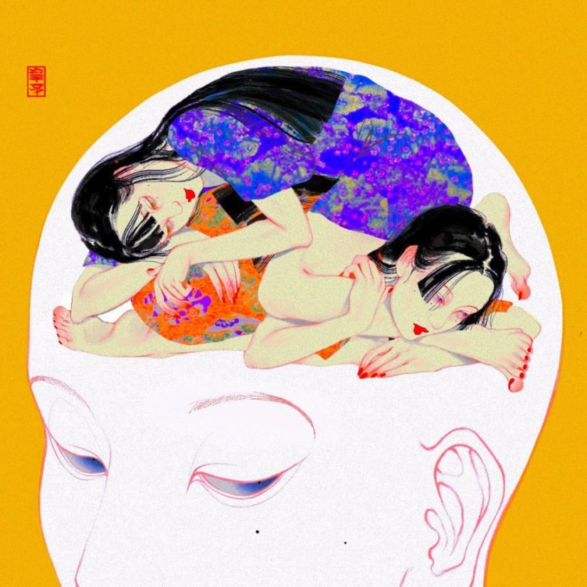 35 psychedelic drawings by Japanese artist SilllDa 35 psychedelic drawings by Japanese artist SilllDa