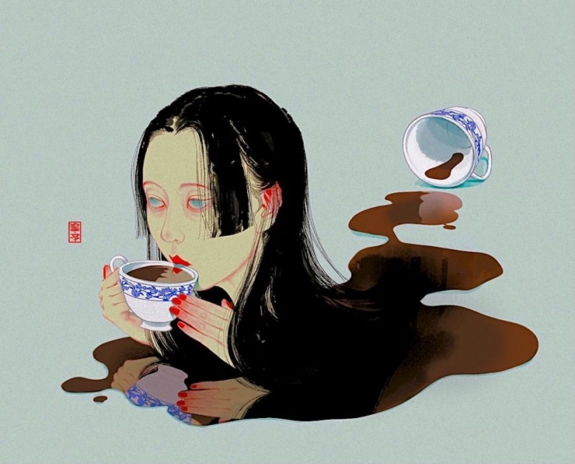 35 psychedelic drawings by Japanese artist SilllDa 35 psychedelic drawings by Japanese artist SilllDa