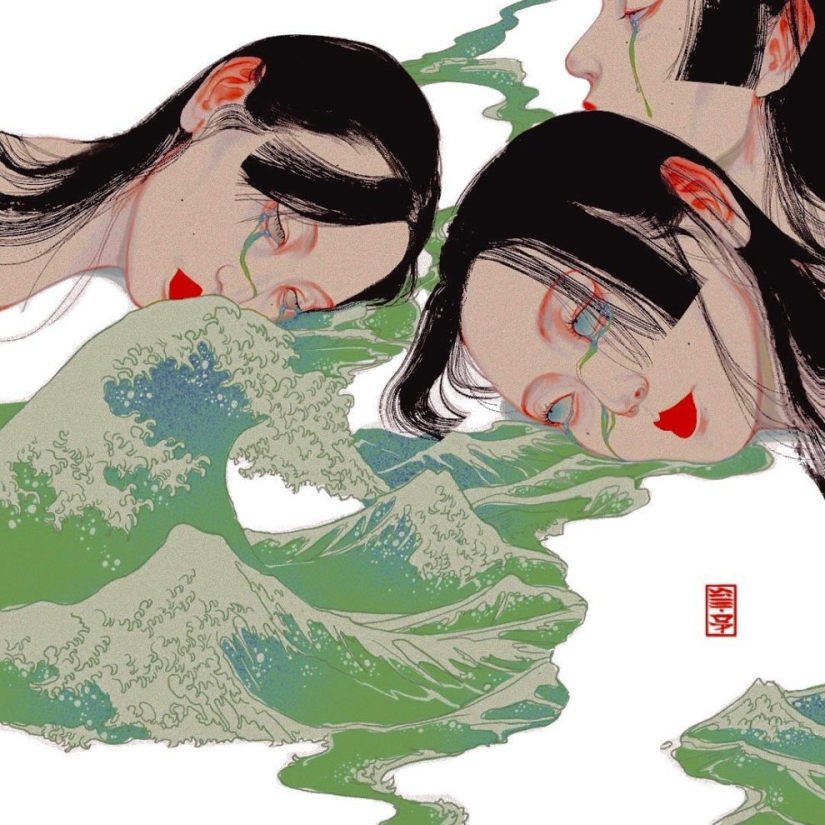 35 psychedelic drawings by Japanese artist SilllDa 35 psychedelic drawings by Japanese artist SilllDa