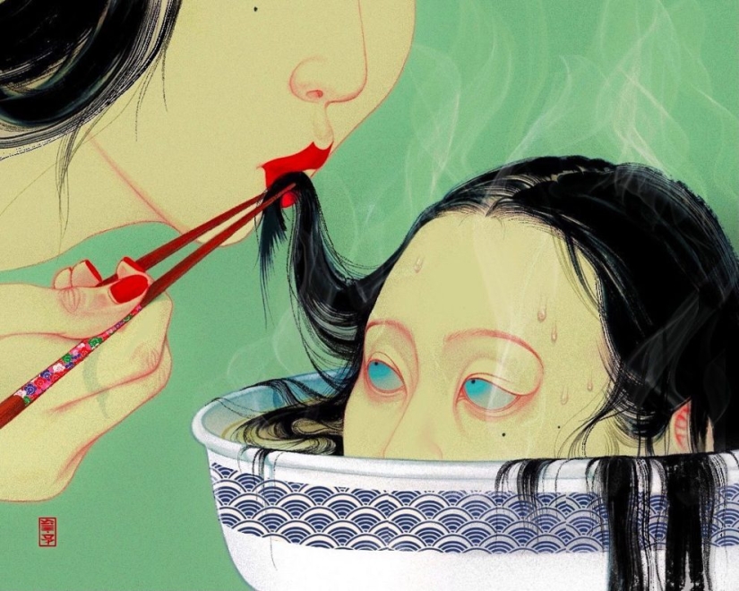 35 psychedelic drawings by Japanese artist SilllDa 35 psychedelic drawings by Japanese artist SilllDa