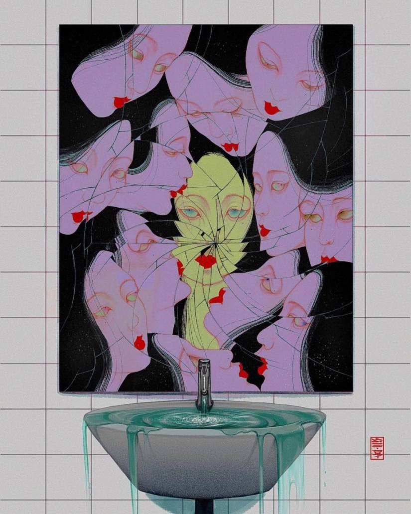 35 psychedelic drawings by Japanese artist SilllDa 35 psychedelic drawings by Japanese artist SilllDa