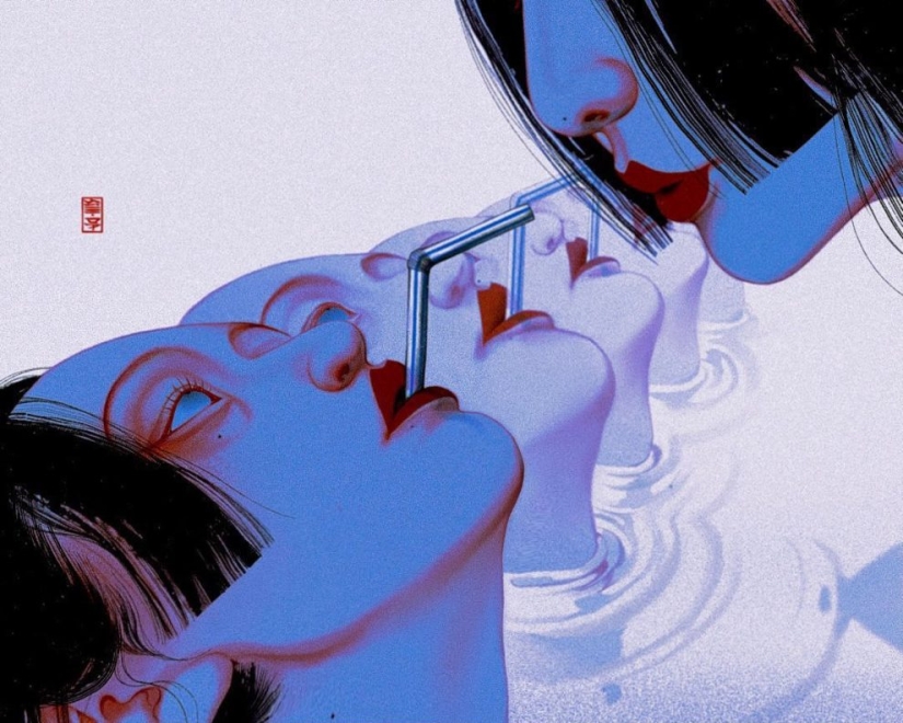 35 psychedelic drawings by Japanese artist SilllDa 35 psychedelic drawings by Japanese artist SilllDa