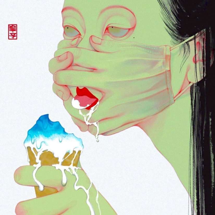 35 psychedelic drawings by Japanese artist SilllDa 35 psychedelic drawings by Japanese artist SilllDa