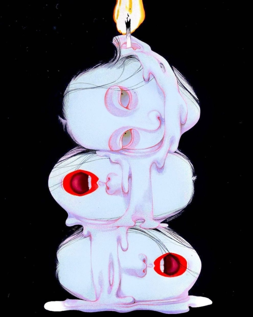 35 psychedelic drawings by Japanese artist SilllDa 35 psychedelic drawings by Japanese artist SilllDa