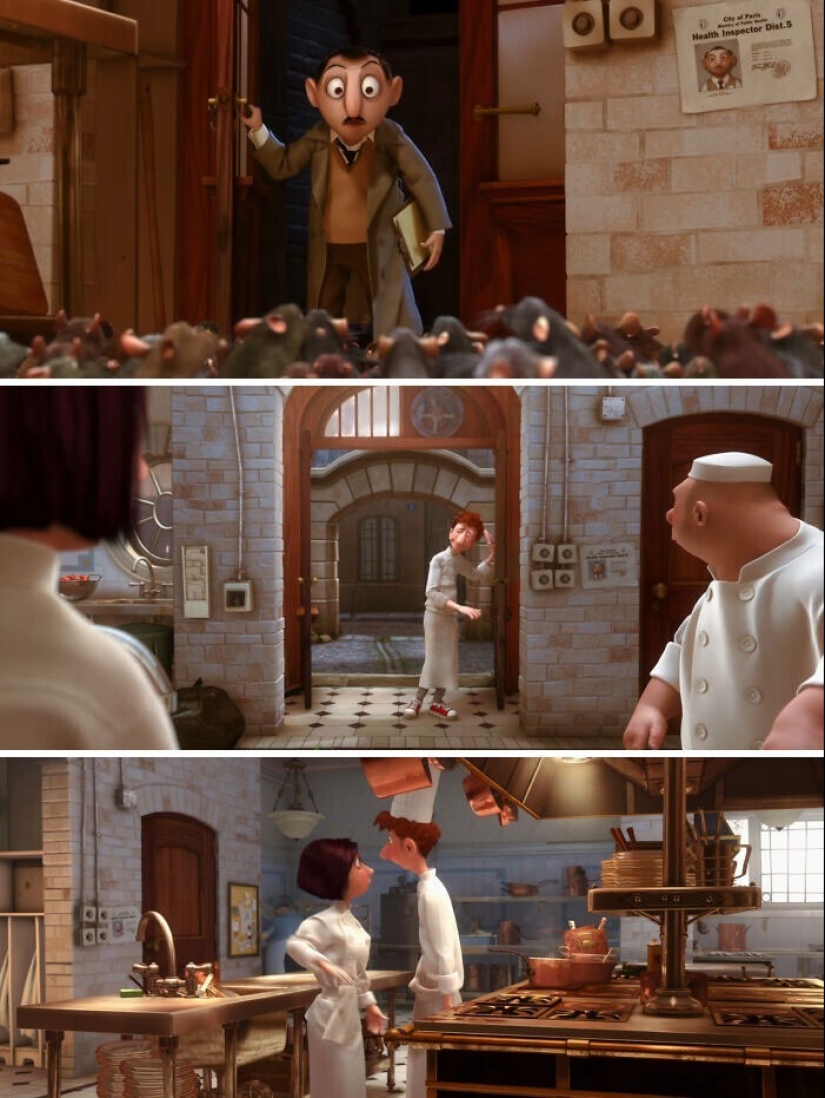 35 subtle details in the cartoon "Ratatouille" that you probably didn't notice 35 subtle details in the cartoon "Ratatouille" that you probably didn't notice