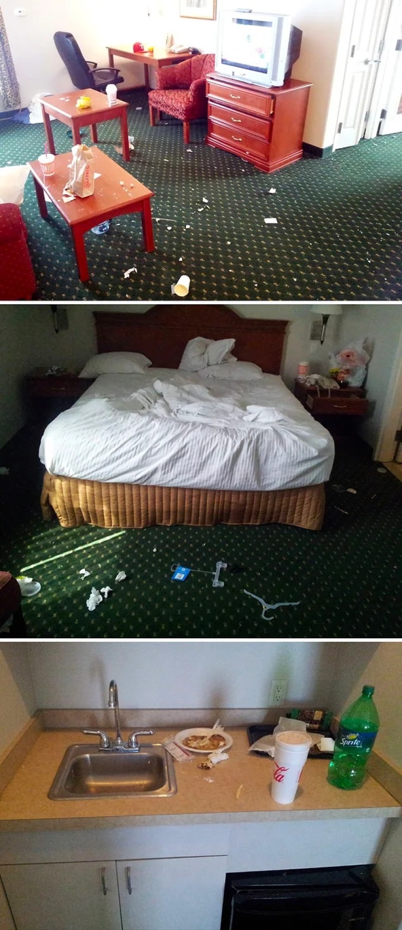 40 examples of terrible hotel guests and rented apartments