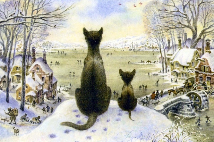 5 artistas que magistralmente dibujo de gatos