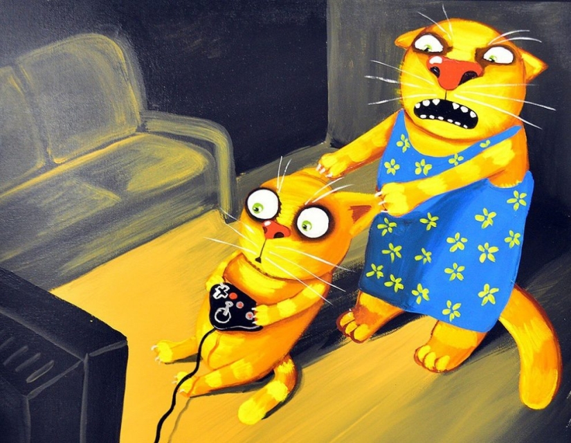 5 artistas que magistralmente dibujo de gatos