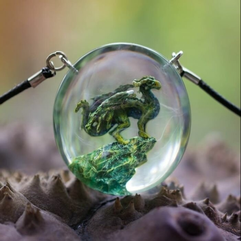 69 copyright of ornaments and decor with miniature worlds inside