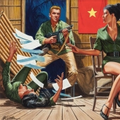 A rattling mix: spies, beauties, Nazis and heroes in stunning illustrations by Mort Kunstler