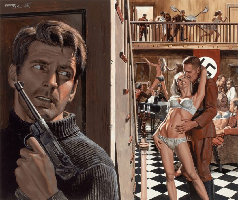 A rattling mix: spies, beauties, Nazis and heroes in stunning illustrations by Mort Kunstler A rattling mix: spies, beauties, Nazis and heroes in stunning illustrations by Mort Kunstler