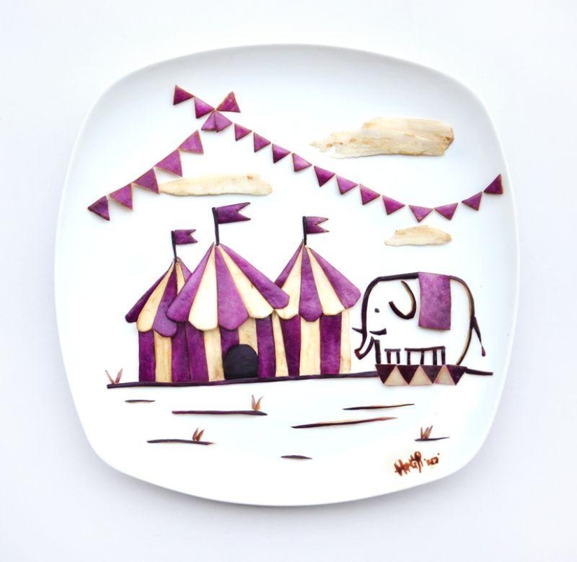 A small miracle in a plate A small miracle in a plate