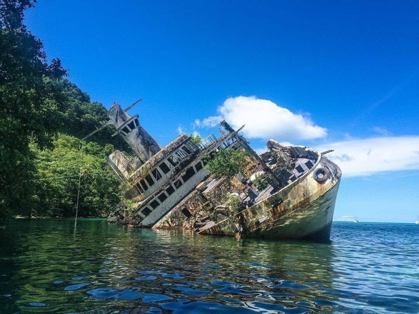 Abandonado en medio del paraíso: el crucero se hizo famoso en todo el mundo tras el accidente Abandonado en medio del paraíso: el crucero se hizo famoso en todo el mundo tras el accidente