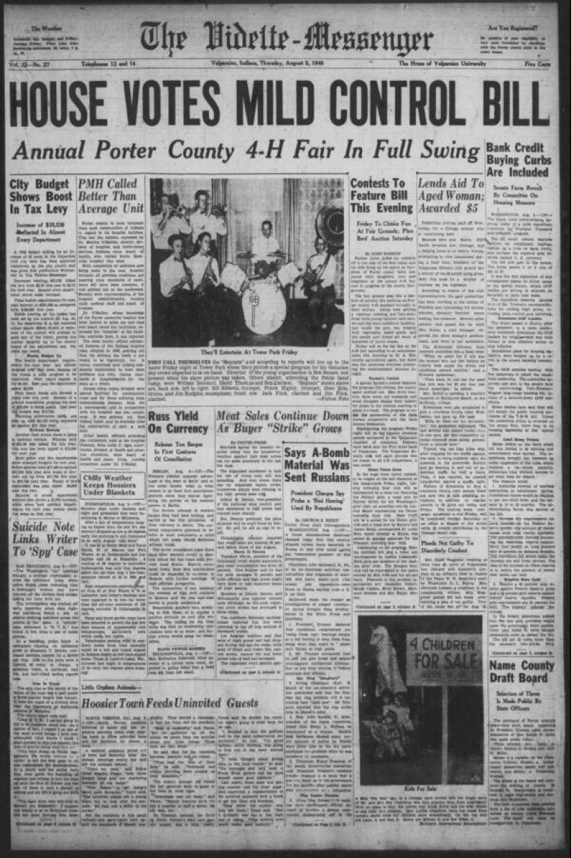 Advertisement for the sale of children: the history of a photograph from the USA in 1948, which is considered staged Advertisement for the sale of children: the history of a photograph from the USA in 1948, which is considered staged