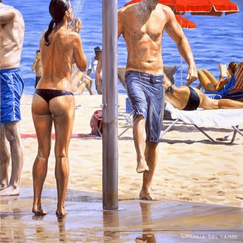 ¡Ah, jóvenes! Pinturas cálidas y realistas de Michel del Campo ¡Ah, jóvenes! Pinturas cálidas y realistas de Michel del Campo