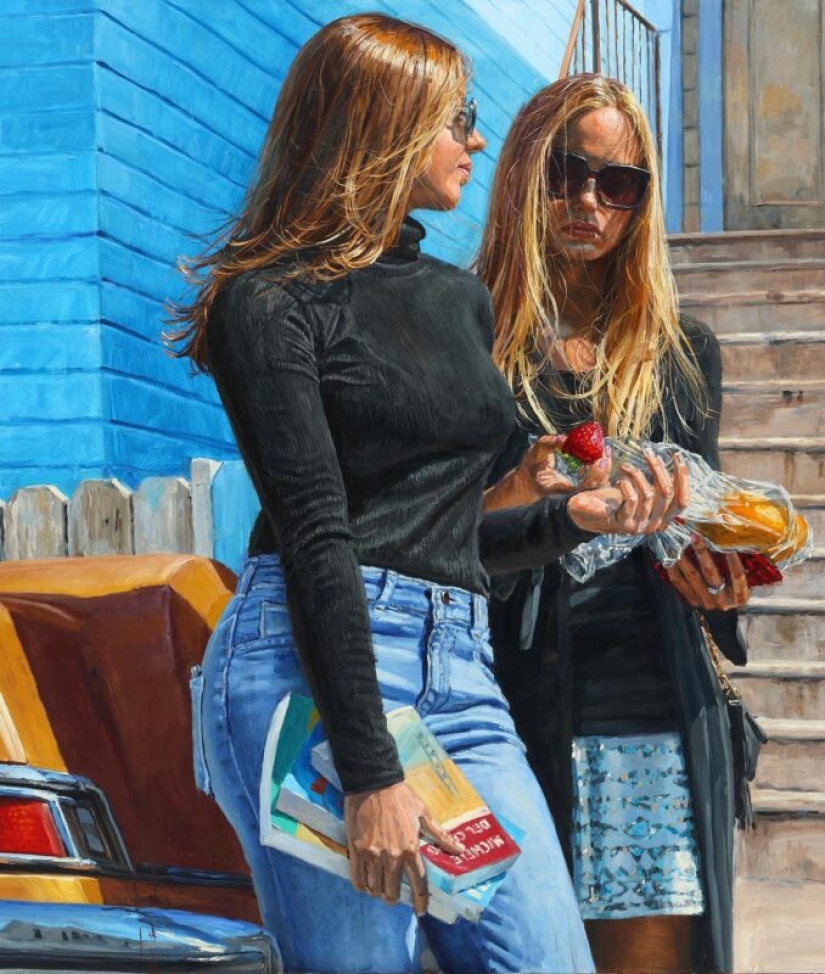 Ah, young people! Warm and realistic paintings by Michel del Campo Ah, young people! Warm and realistic paintings by Michel del Campo