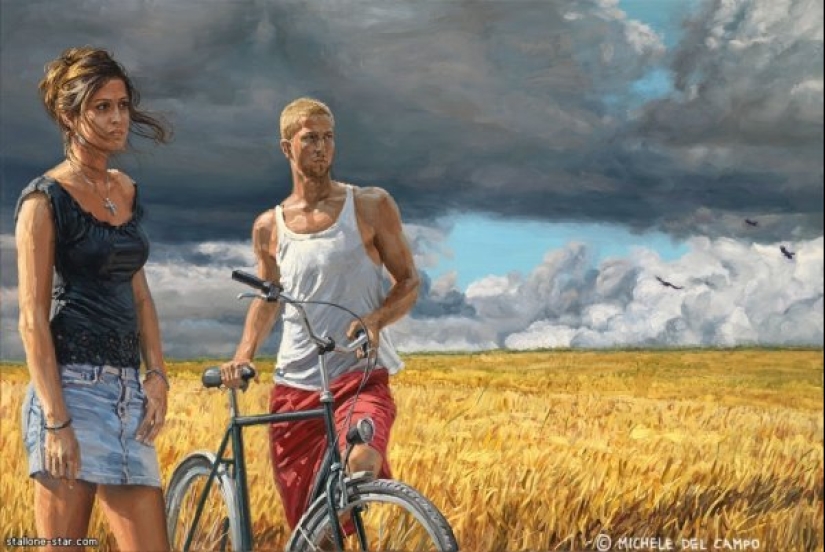 Ah, young people! Warm and realistic paintings by Michel del Campo Ah, young people! Warm and realistic paintings by Michel del Campo