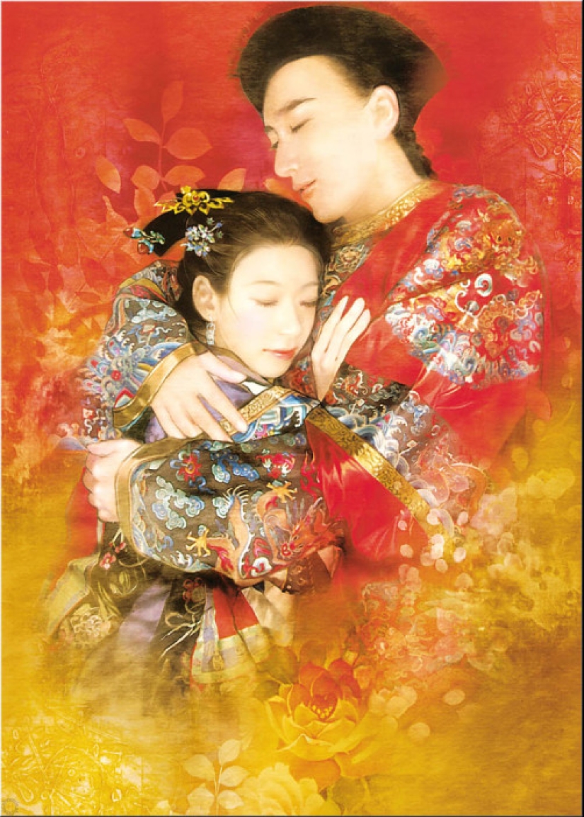 "Air Love in the Forbidden City": Amazing Paintings by Taiwanese Artist Der Jen