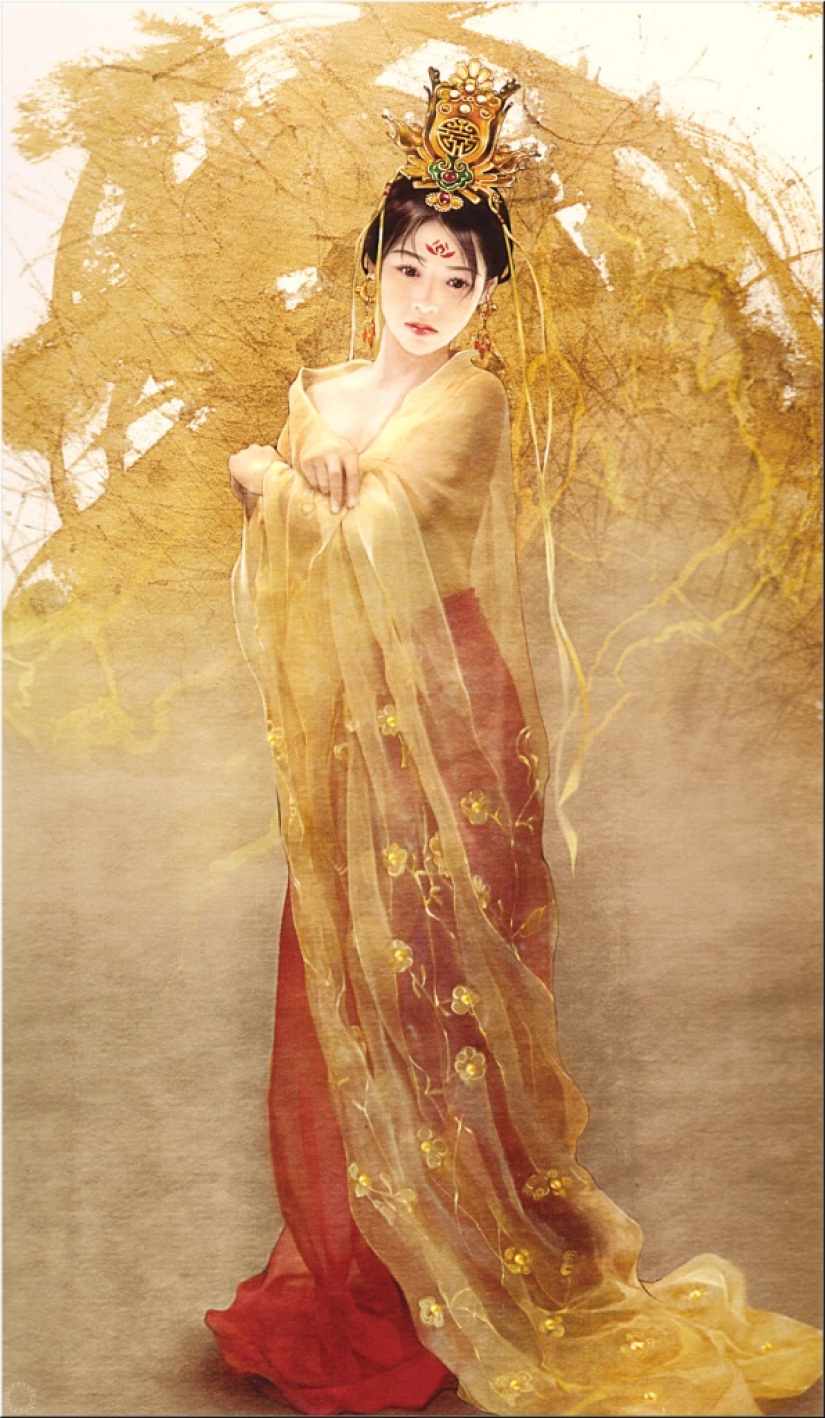 "Air Love in the Forbidden City": Amazing Paintings by Taiwanese Artist Der Jen