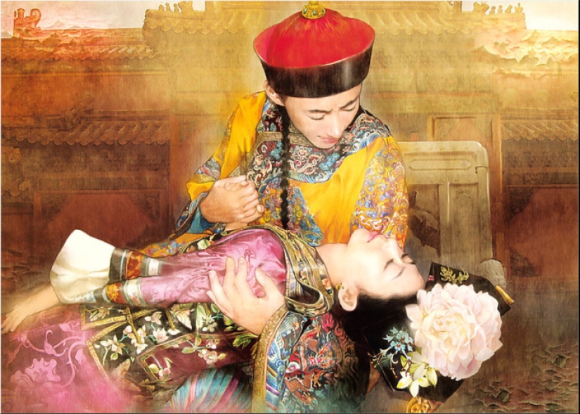 "Air Love in the Forbidden City": Amazing Paintings by Taiwanese Artist Der Jen