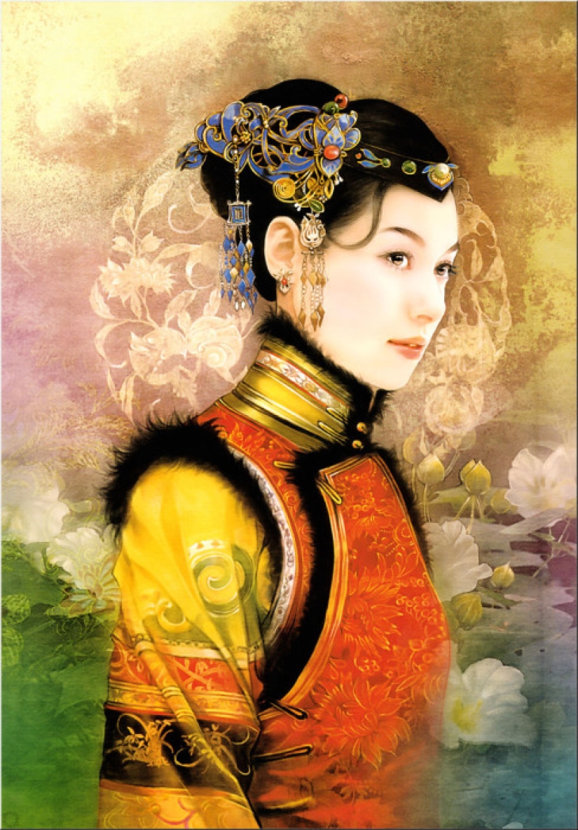 "Air Love in the Forbidden City": Amazing Paintings by Taiwanese Artist Der Jen