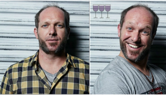 All shades of drunken: face and after a few drinks All shades of drunken: face and after a few drinks