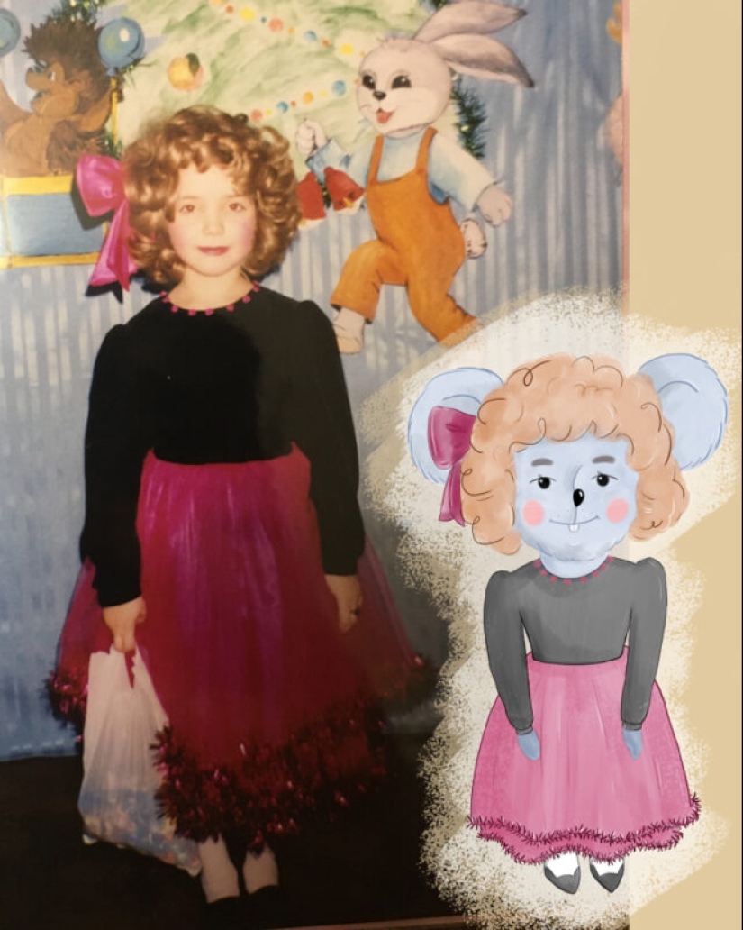 "All the girls are snowflakes, and the boys are clowns": children's costumes for New Year's parties in the 90s