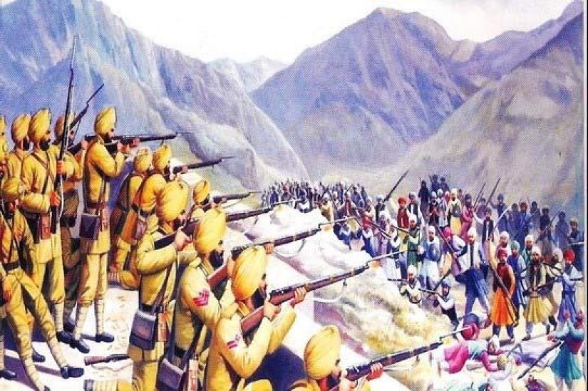 Almost like 300 Spartans: How a squad of 21 Sikhs stopped an entire army Almost like 300 Spartans: How a squad of 21 Sikhs stopped an entire army