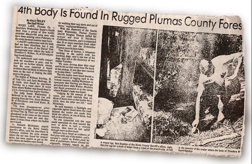 American Dyatlov Pass: 5 muertes en las montañas de California, que siguen siendo un misterio