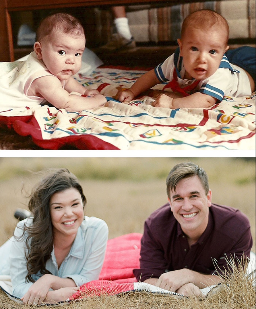 Amor eterno: las parejas rehacer mis fotos antiguas, muchos años más tarde Amor eterno: las parejas rehacer mis fotos antiguas, muchos años más tarde