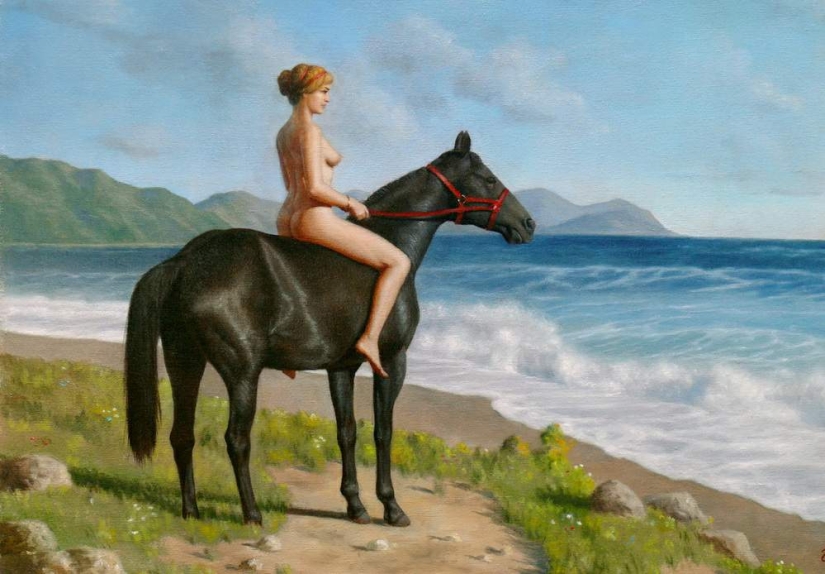 Ancient history in the incredible paintings of Bruno Vepkhvadze Ancient history in the incredible paintings of Bruno Vepkhvadze