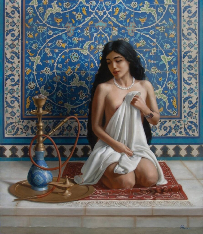 Ancient history in the incredible paintings of Bruno Vepkhvadze Ancient history in the incredible paintings of Bruno Vepkhvadze