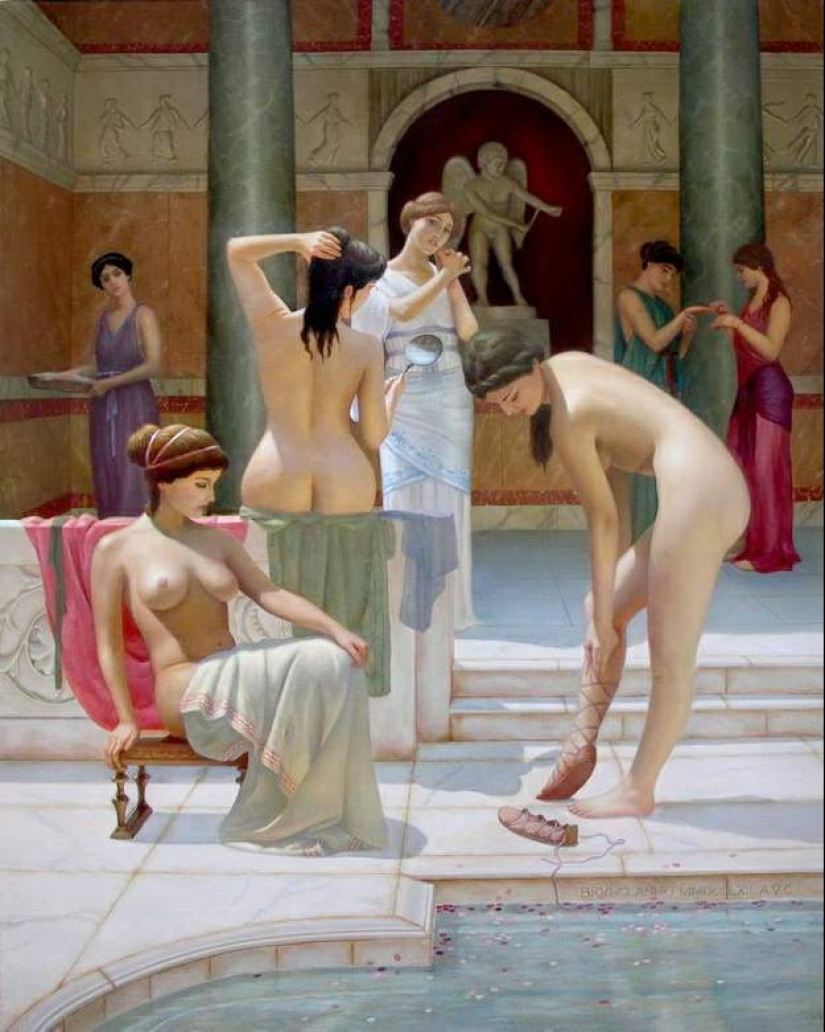 Ancient history in the incredible paintings of Bruno Vepkhvadze Ancient history in the incredible paintings of Bruno Vepkhvadze