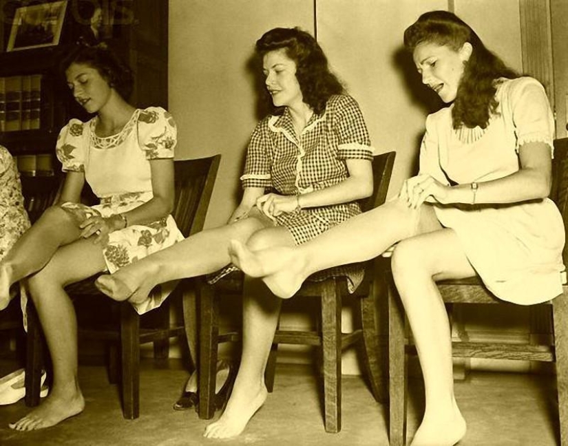 And on this day, women found happiness – nylon stockings went on sale.