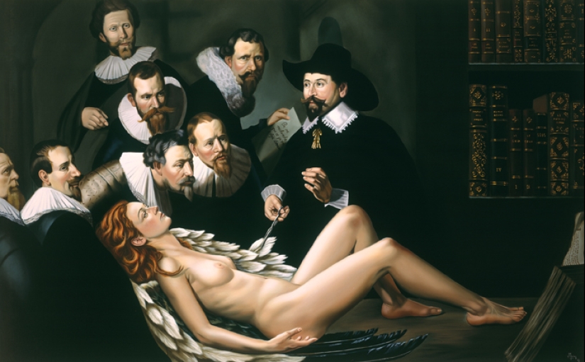 Angelic and earthly in the paintings of the surrealist artist Juan Medina Angelic and earthly in the paintings of the surrealist artist Juan Medina