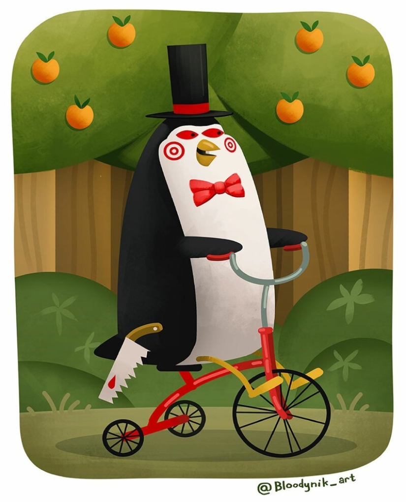 Animal horror: el artista vuelve a dibujar personajes de terror en forma de pequeños animales lindos Animal horror: el artista vuelve a dibujar personajes de terror en forma de pequeños animales lindos