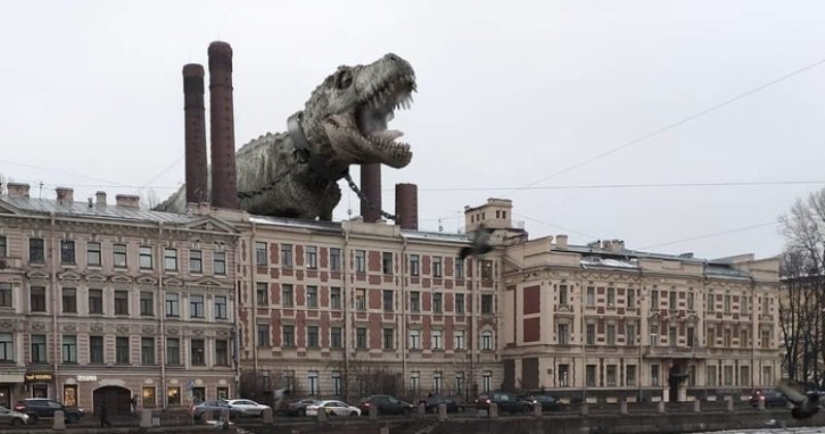 Another Peter: the artist populated the city with unusual inhabitants