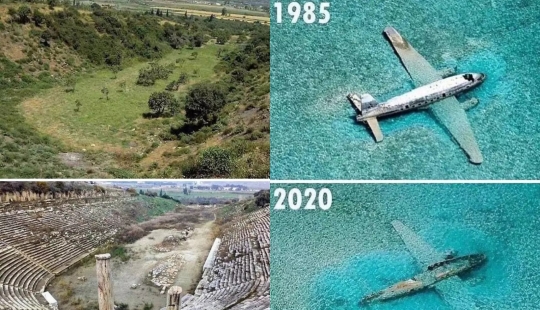 Antes y ahora: 30 comparaciones fotográficas que muestran cómo está cambiando el mundo