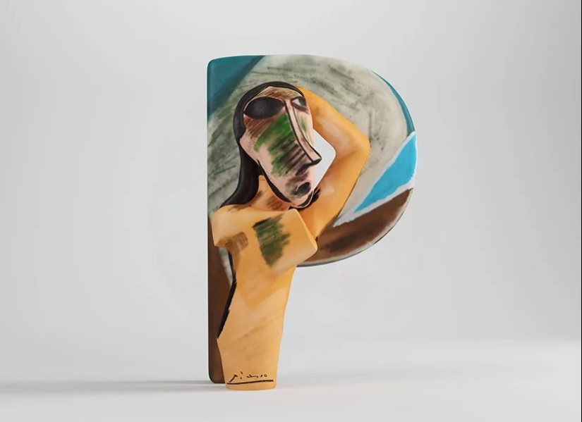 Arthava — amazingly beautiful font of the 26 works of famous artists Arthava — amazingly beautiful font of the 26 works of famous artists