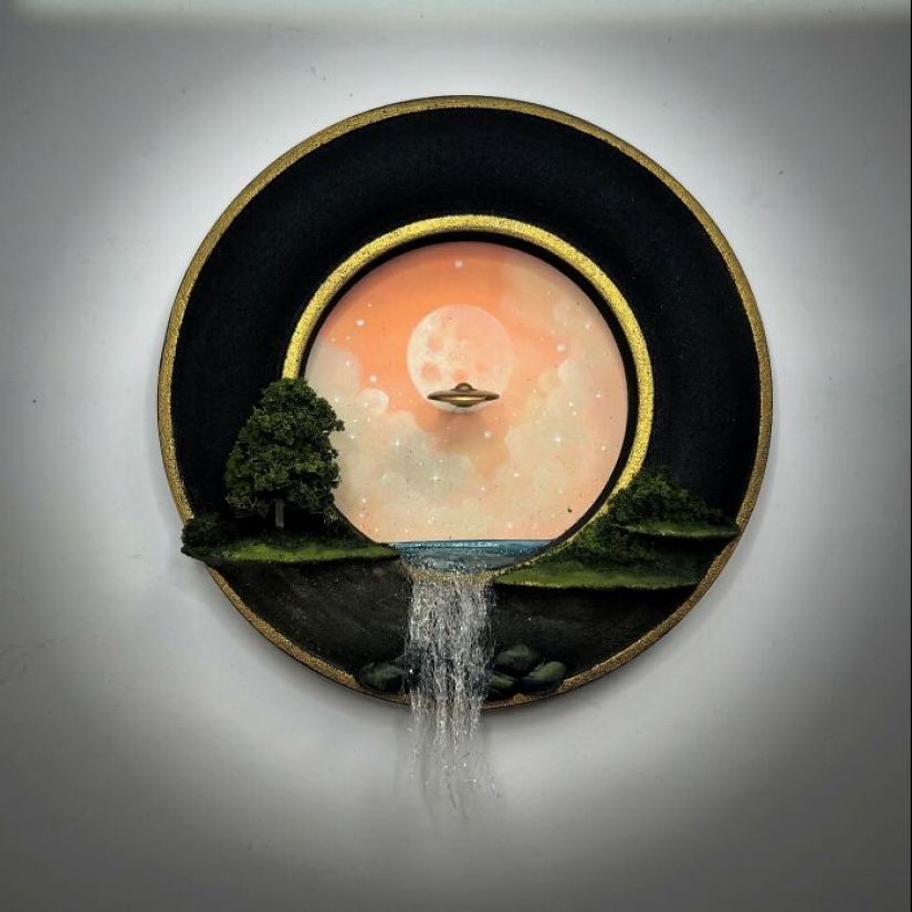 Artist Builds Fantastical Dioramas That Look Straight Out Of A Sci-Fi Fairytale