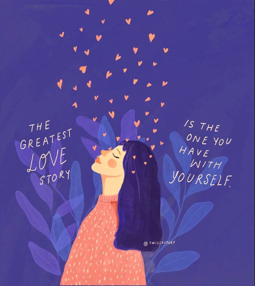 Artist Creates Uplifting Illustrations For Mental Wellness And Positivity Artist Creates Uplifting Illustrations For Mental Wellness And Positivity