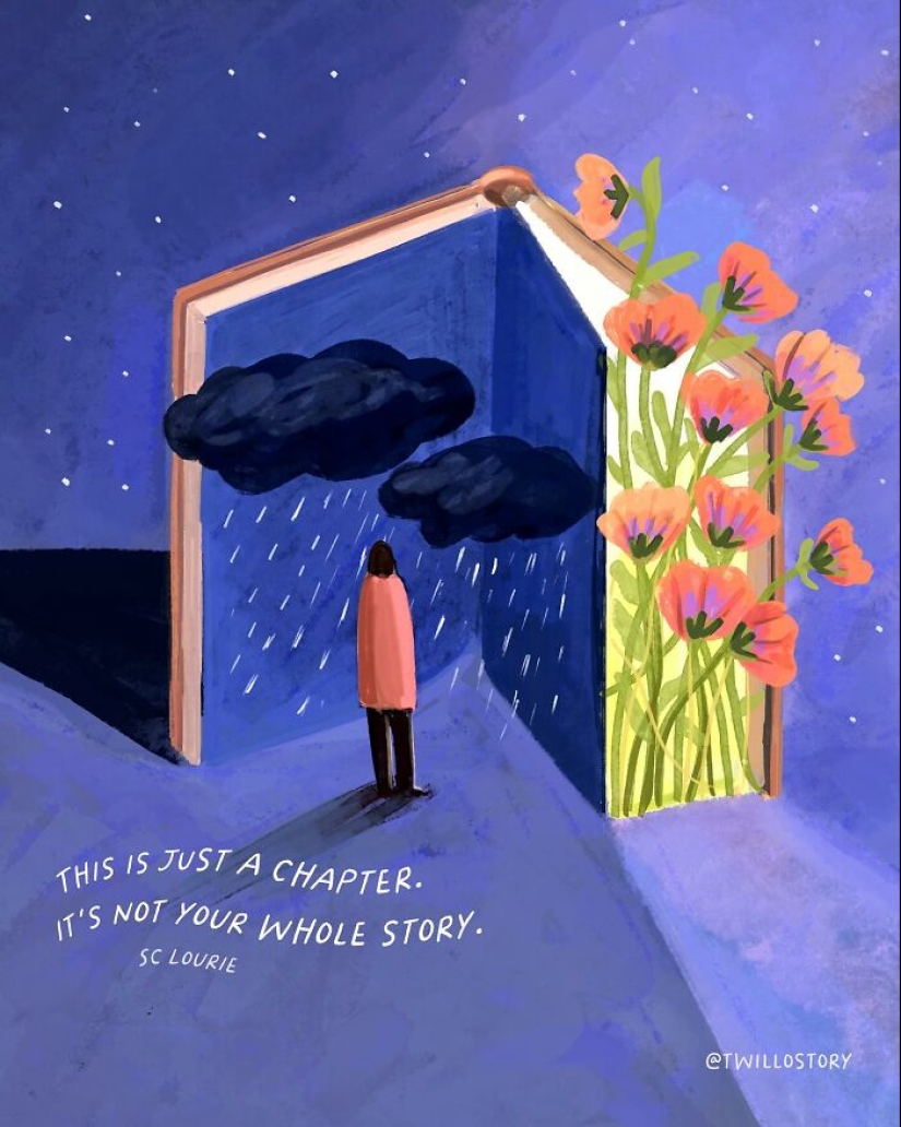 Artist Creates Uplifting Illustrations For Mental Wellness And Positivity Artist Creates Uplifting Illustrations For Mental Wellness And Positivity