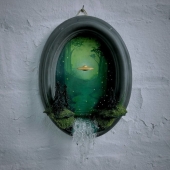 Artista construye dioramas fantásticos que parecen sacados de un cuento de hadas de ciencia ficción